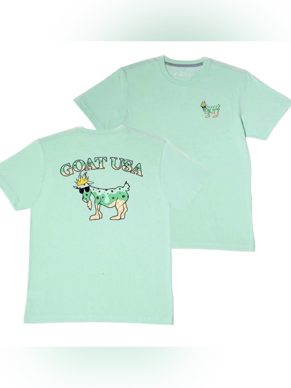 Mint Green 'Goat USA' youth small